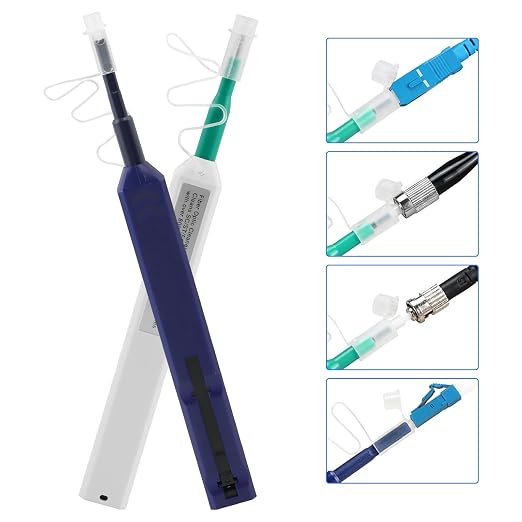2pcs Fiber Optic Cleaner, Fiber Optic Connectors Cleaning Pen Over 800 Times - Image 3