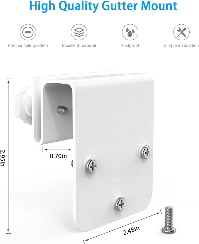 Gutter Mount Bracket Compatible - Image 4