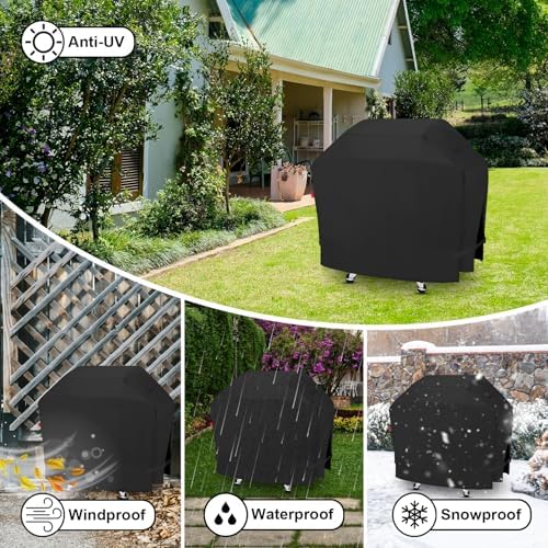 Outdoor Grill Cover Fits Cuisinart Propel+ 4-Burner 3-in-1 Gas Grill CGG-6331 - Image 5