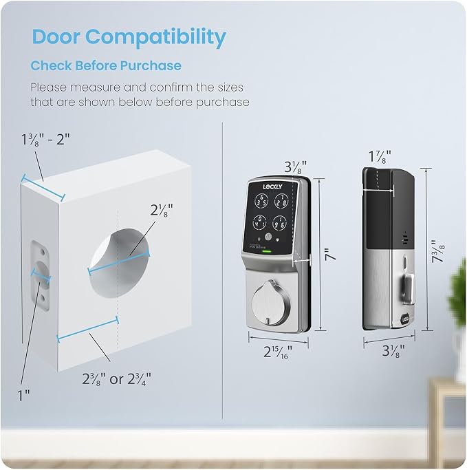 Lockly Secure Pro Wi-Fi Smart Door Lock, Keyless Entry - Image 8