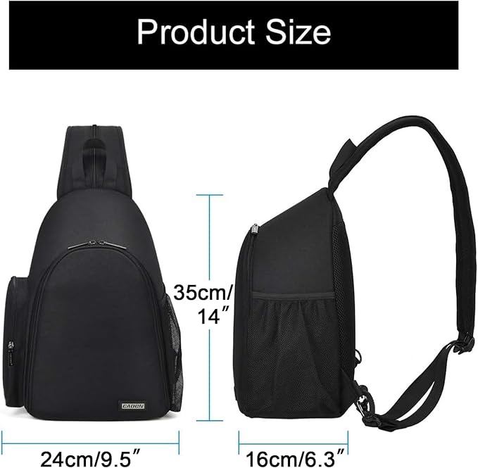 CADeN Camera Bag Sling Backpack, Camera Case Backpack - Image 7