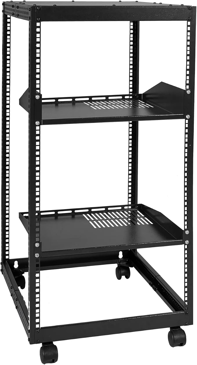 VEVOR 20U Open Frame Server Rack, Free Standing or Wall Mount Network Server by VEVOR