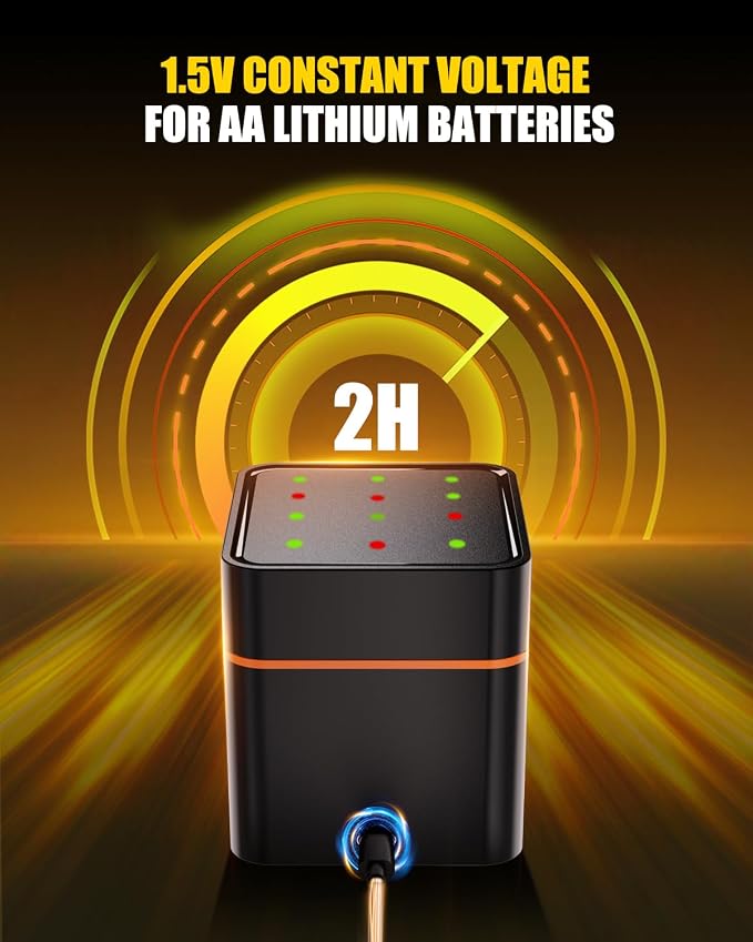Rechargeable AA Lithium Batteries - Image 6