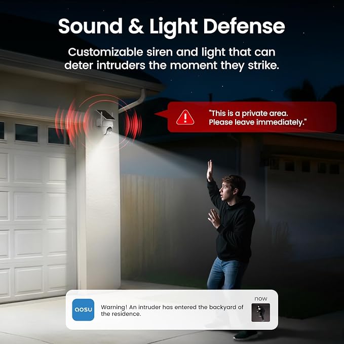 aosu Security Cameras Outdoor Wireless, 4 Cam-Kit, No Subscription Required - Image 7