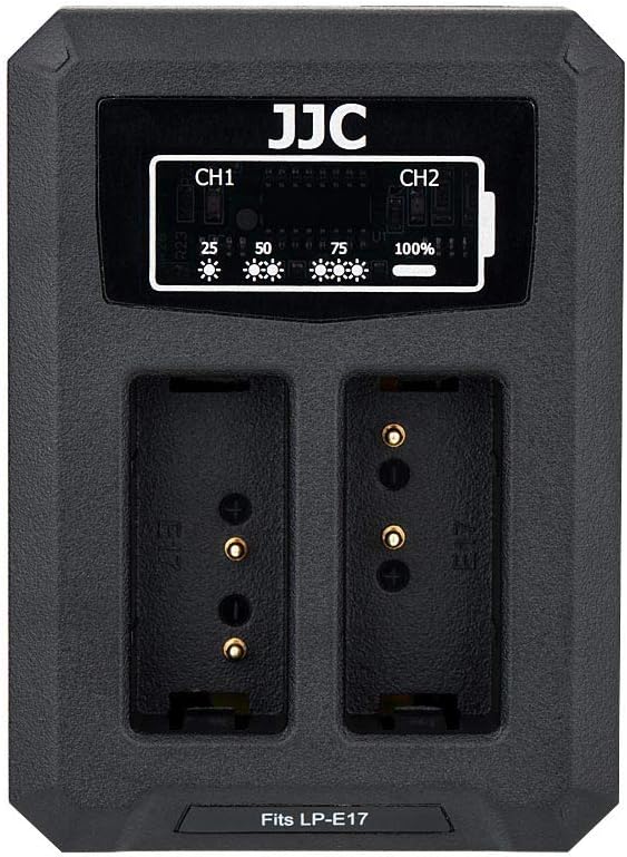 JJC LP-E17 Battery Charger USB Dual Slot by JJC