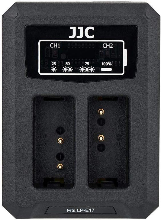 JJC LP-E17 Battery Charger USB Dual Slot by JJC