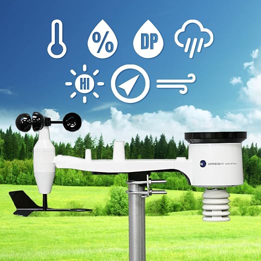 Ambient Weather WS-1965 WiFi Weather Station w/Remote Monitoring and Ambient - Image 3