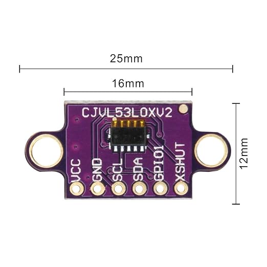 ACEIRMC 2pcs VL53L0X Time-of-Flight Laser Ranging Sensor Breakout 940nm - Image 5