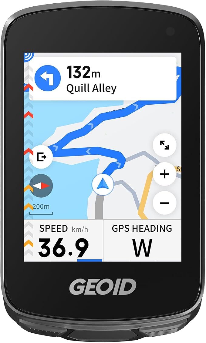 GEOID CC700 Pro 2.8" Color Touchscreen GPS Bike/Cycling Computer, Map Navigation by GEOID
