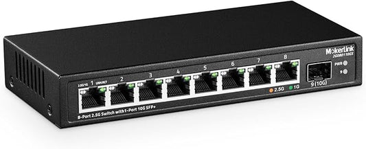 MokerLink 8 Port 2.5Gigabit Ethernet Switch by MokerLink
