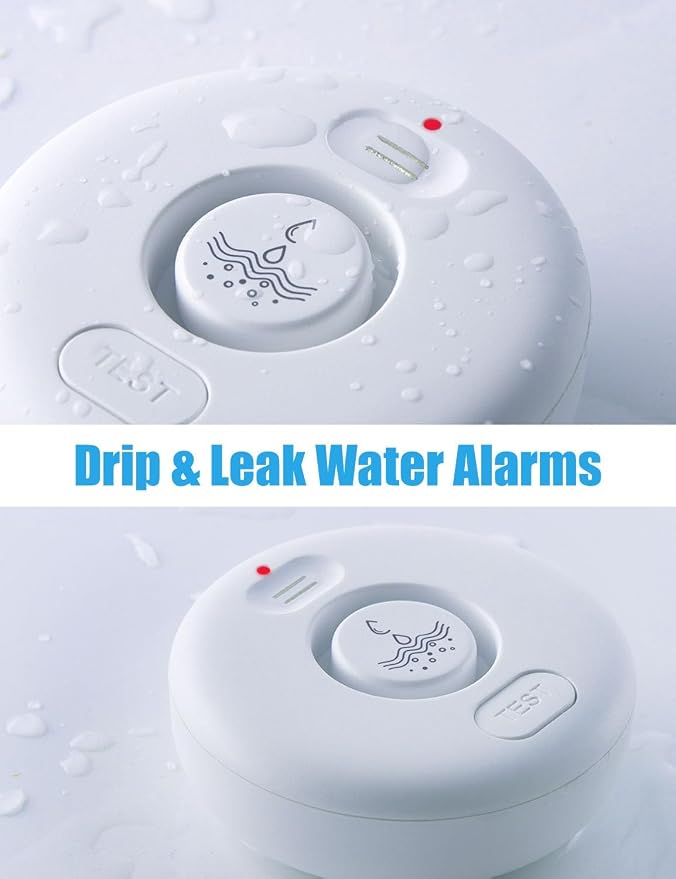 Water Leak Detectors for Home, 120dB Adjustable Water Leak Alarm for WiFi - Image 2