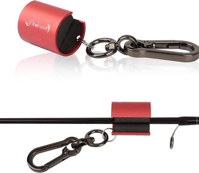 Dovesun Creek Rod Clips Wearable Fishing Rod Holder Clip Fly Fishing Pole by Dovesun