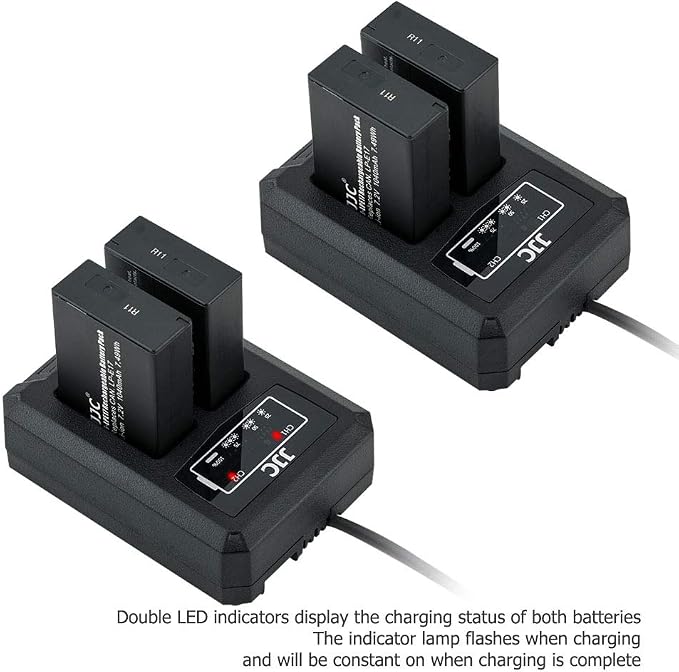 JJC LP-E17 Battery Charger USB Dual Slot - Image 5
