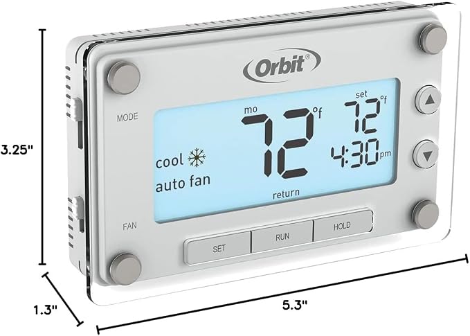 Orbit 83521 Clear Comfort Programmable Thermostat - Image 7