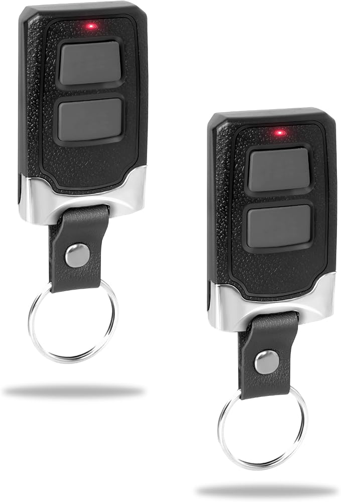 2 for Chamberlain LiftMaster Craftsman Garage Door Opener Remote Keychain | by CreaCityDirect