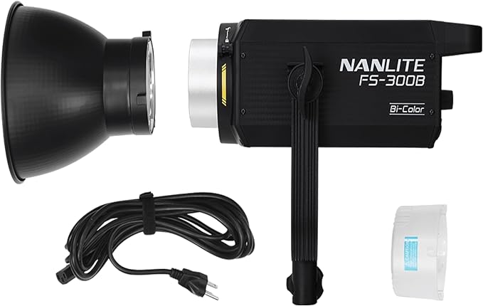 Nanlite FS-300B 350W Bi-Color LED Video Light, 2700K-6500K LED Spotlight - Image 6