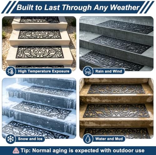 Rubber Stair Treads 29 x 9.5 Inch - Image 6