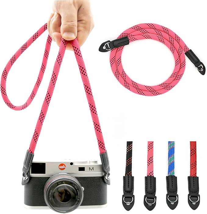 Camera Strap Vintage 100cm Nylon Climbing Rope Camera Neck Shoulder Strap by Eorefo