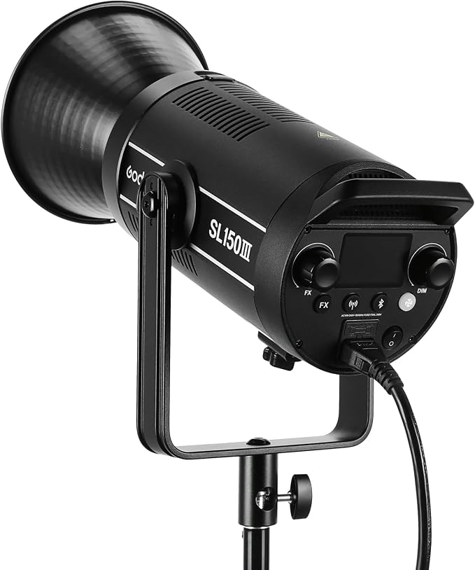 Godox SL150III 160W LED Video Light, 600Lux SL150W LED Continuous Light - Image 3