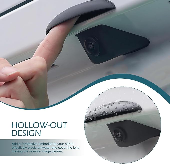 1 PC Car Rear View Camera Cover, Anti-rain Rear View Backup Camera Cover - Image 6