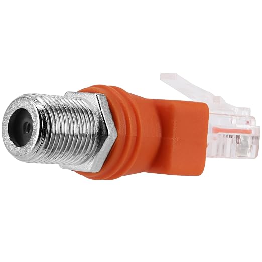 RF to RJ45 Converter Adapter, 2 Pack F Female to RJ45 Male Ethernet Adapter - Image 6