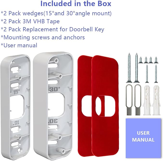 All-new Blink Doorbell Corner Mount, Adjustable Angle Mount Kit - Image 7