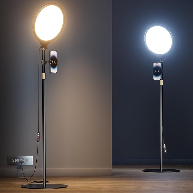 10.5" Ring Light with Stand and Phone Holder by VIMOSE