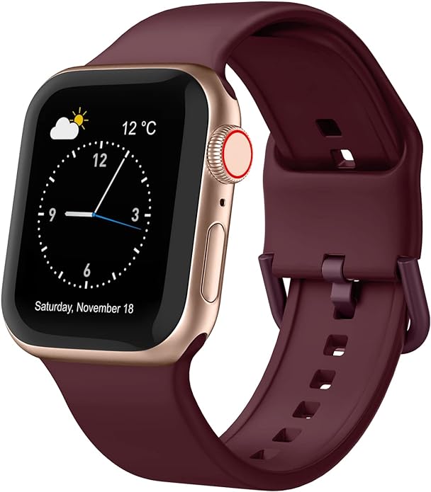 Sport Band Compatible with Apple Watch Bands 49mm 46mm 45mm 44mm 42mm 41mm 40mm by Recoppa