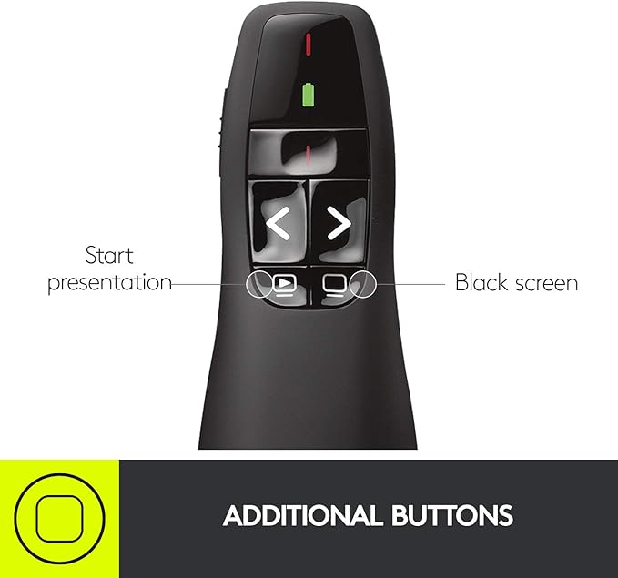 Logitech Wireless Presenter R400, Presentation Wireless Presenter - Image 6