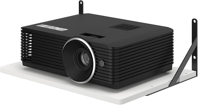 Black White Small Mini Projector Shelf by AREAJD