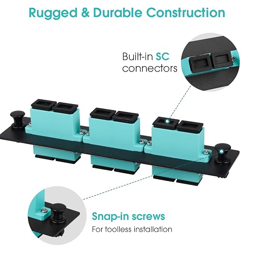 3 Duplex SC/OM3 Fiber Patch Panel - Image 6