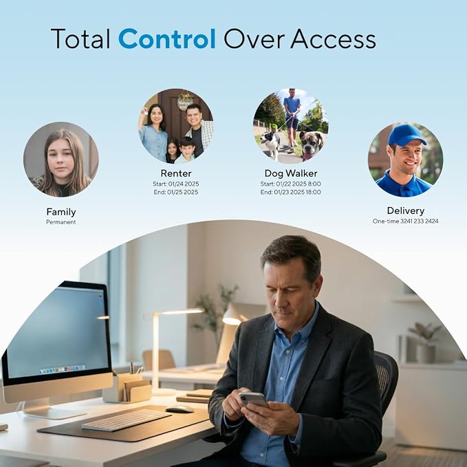 ULTRALOQ U-Bolt WiFi Smart Lock - Image 4