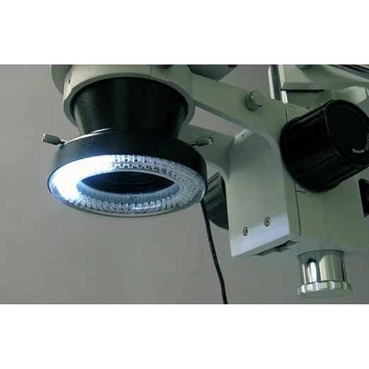 AmScope LED-64A 64 LED Lighting-Direction-Adjustable Microscope Ring Light + - Image 5