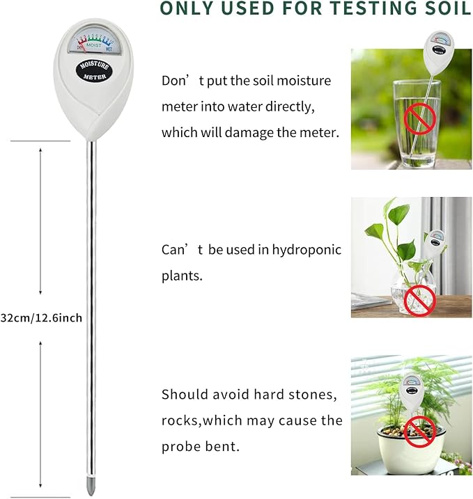 Censinda Soil Moisture Meter, Long Probe Soil Moisture Monitor - Image 6