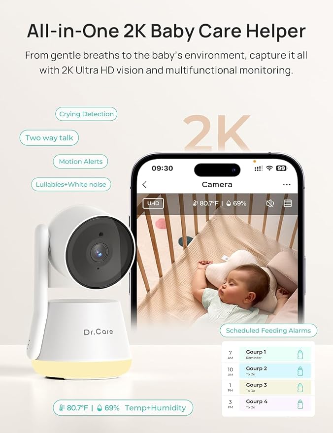 Dr.Care LumiView Smart WiFi Baby Monitor - Image 10