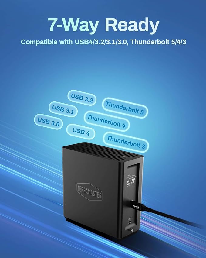 TERRAMASTER D4 SSD NVMe Enclosure - Image 4