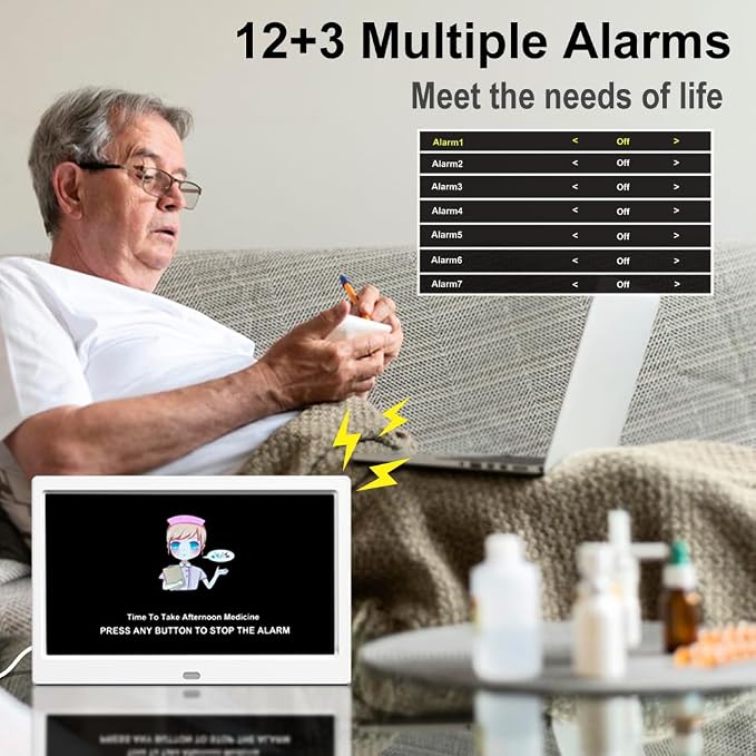 AINFTIME DST Clock with Day and Date - Image 5