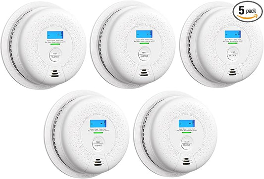 X-Sense Smoke Detector Carbon Monoxide Detector Combo, 10-Year Battery Smoke by X-Sense