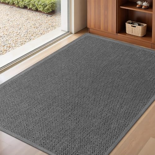 LEKEEPGO Large Door Mat 32"x47", Non Slip Washable Indoor Door Mat by LEKEEPGO