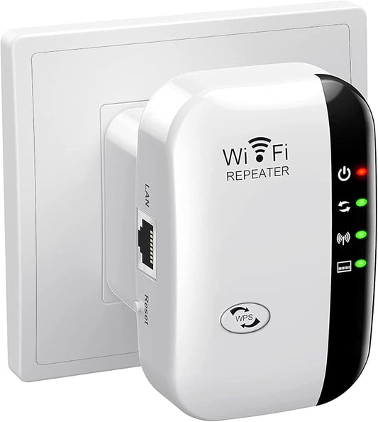 WiFi Extender, WiFi Signal Booster Up to 5000sq.ft and 50+ Devices, Internet by Jancane