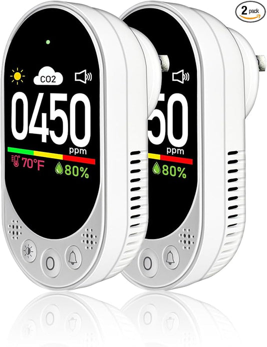Indoor Air Quality Meters Plug-in Wall, 3-in-1 Air Detector, Supports Manual by BLIZONTE