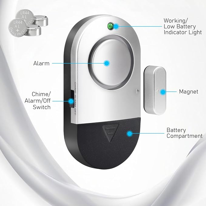Door Window Alarm, 120DB Window Alarms - Image 2