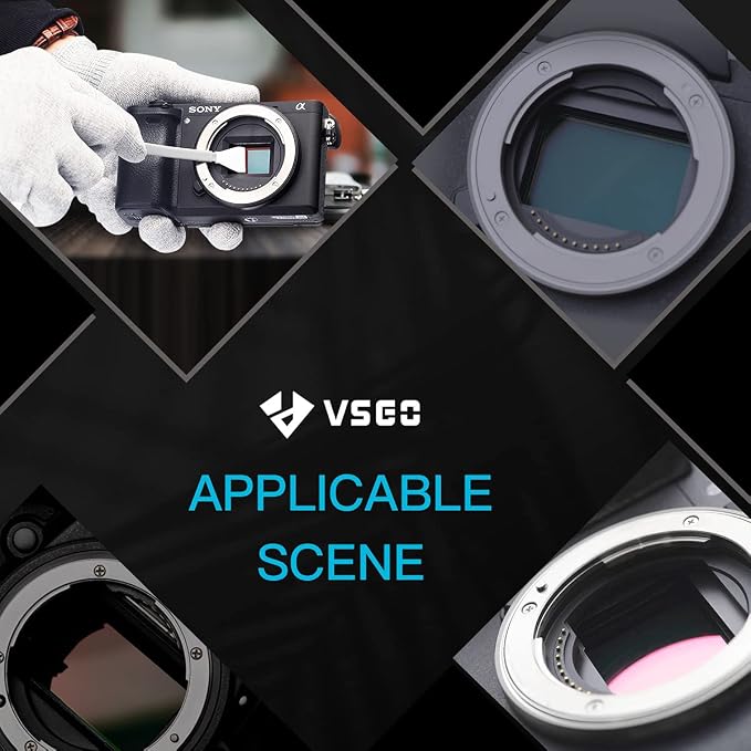 VSGO 12pcs APS-C Camera Sensor Cleaning Kit, Sensor Cleaning Swabs, Compatible - Image 8