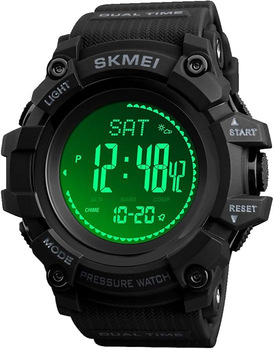 SKMEI Compass Watch Army, Digital Outdoor Sports Watch by SKMEI