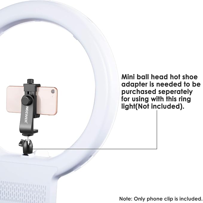NEEWER Smartphone Holder Phone Tripod Mount Compatible - Image 5