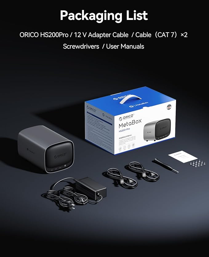 ORICO Network Attached Storage, Link Sharing & Remote Access, AI Albums & 4K - Image 8