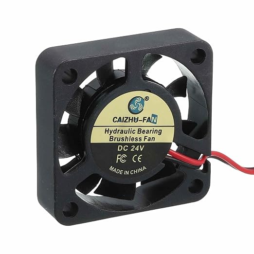 MECCANIXITY 4010 Fan 40mm x 10mm 1-3/5 Inch 24V Small Plastic Cooling Fan 2 Pin by MECCANIXITY