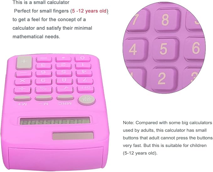 Basic Calculator Dual Power 8 Digit Desktop Calculator - Image 6