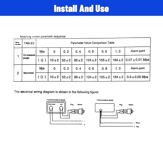 3-in-1 Auto Car LCD Meter Digital Oil Pressure Voltage Water Temperature Gauge - Image 6