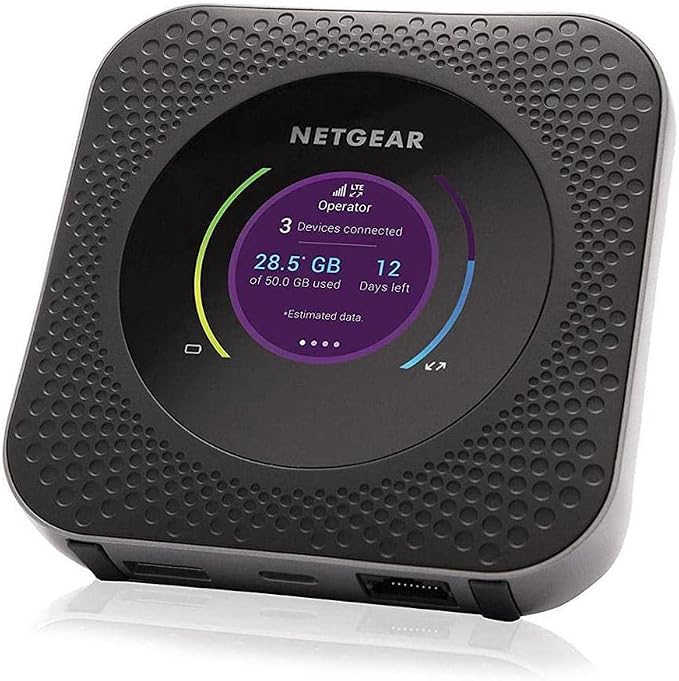 NETGEAR Nighthawk M1 4G LTE WiFi Mobile Hotspot – Up to 1Gbps Speed, Works Best by NETGEAR